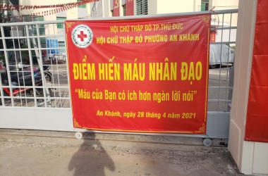 Hội Chữ Thập Đỏ Võ Thuật Cổ Truyền Quận 2 hỗ trợ Công tác Hiến máu nhân đạo ngày 28/04/2021