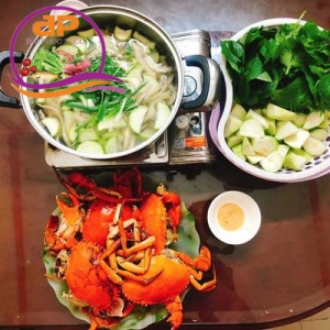 LẨU CUA NẤU BẦU